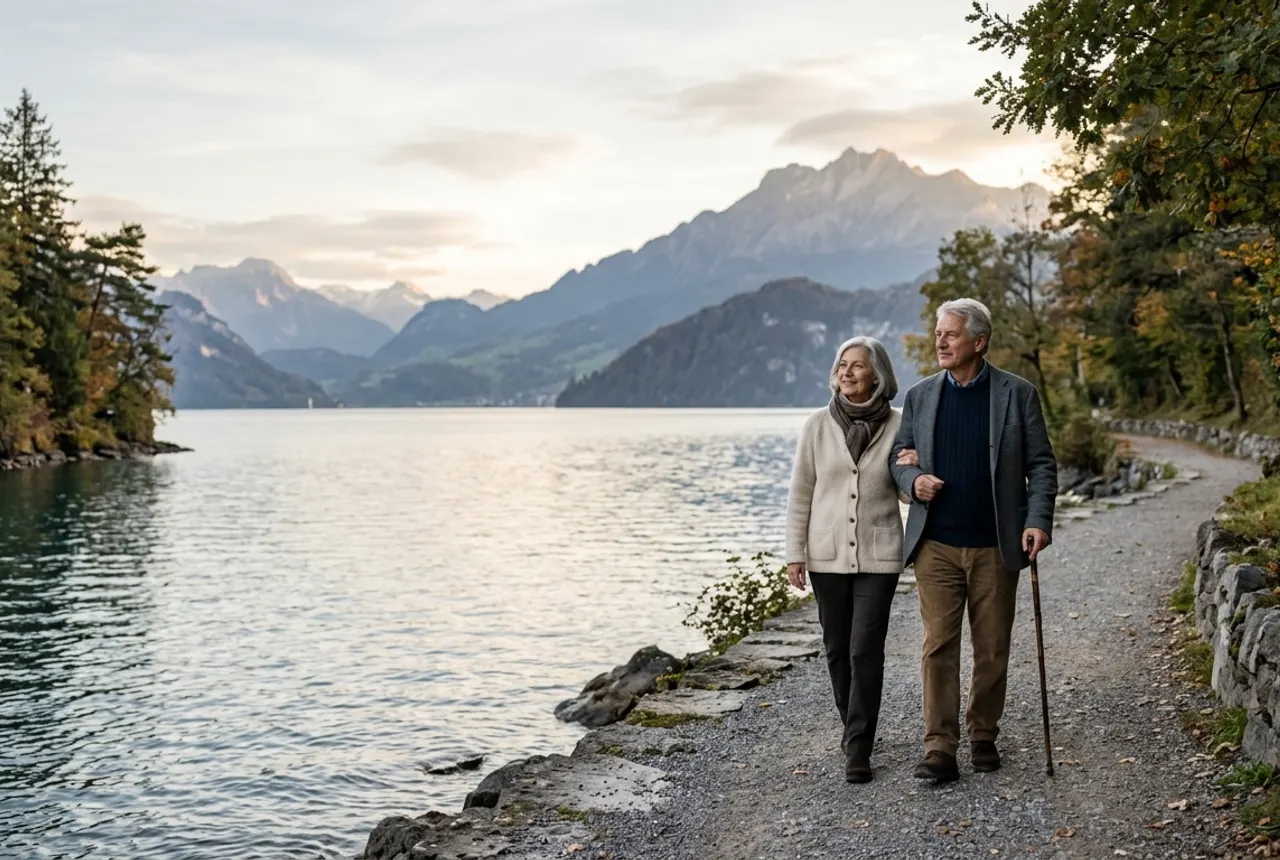 La retraite du frontalier suisse